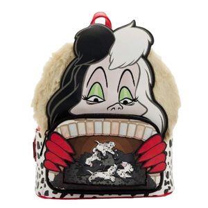 Loungefly Cruella Mini Backpack Cruella De Vil 101 Dalmatians NEW/NWT
